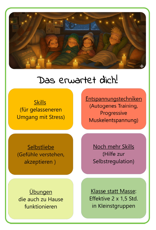 Lernerlebnis Entsannungskids Weihnachtsferien 2025